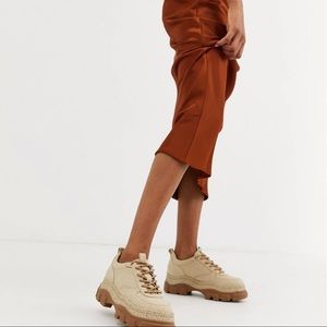 Brand New Chunky Brown/Tan Shoes